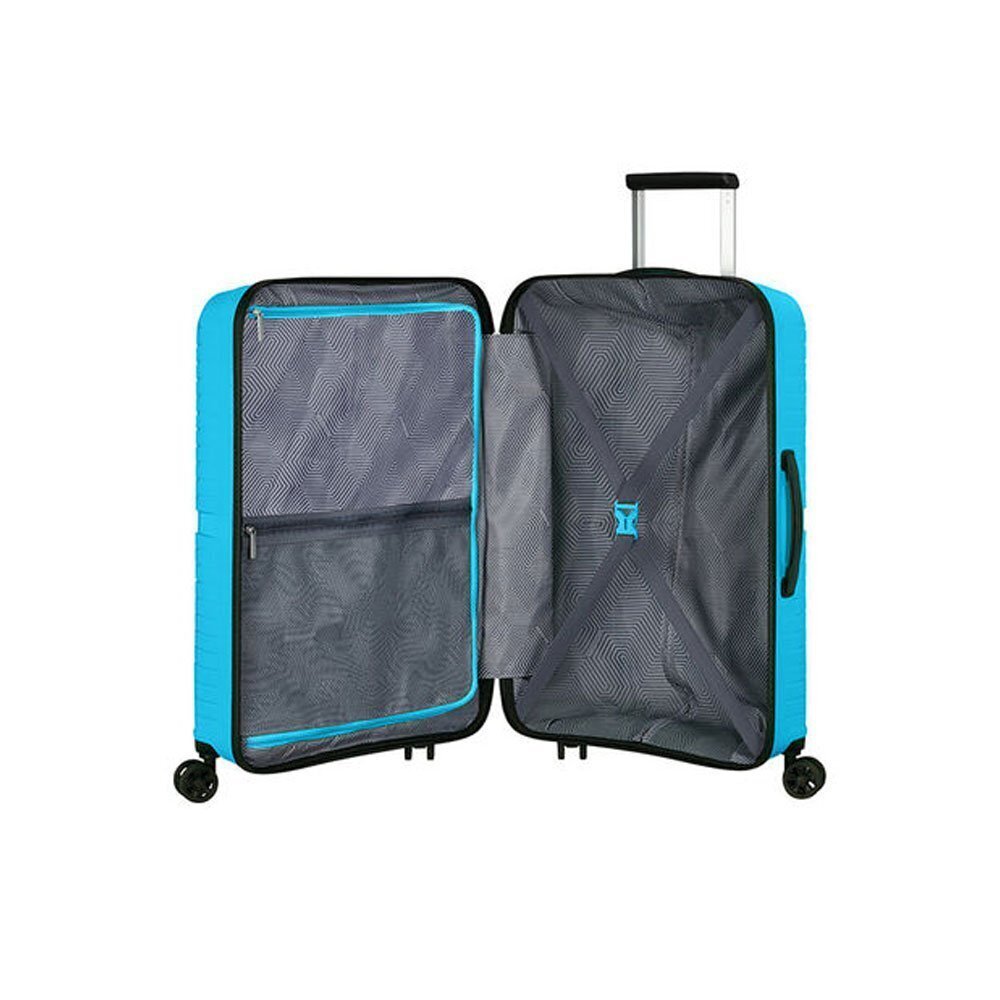American Tourister vidējā lieluma ceļojumu koferis Airconic-Spinner 67/24, zilā krāsā cena un informācija | Koferi, ceļojumu somas | 220.lv