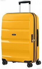 Чемодан среднего размера American Tourister Bon Air DLX  Spinner Expandable 66см, желтый цена и информация | Чемоданы, дорожные сумки | 220.lv