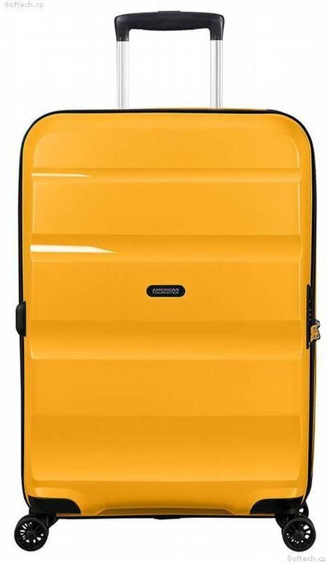 American Tourister vidējā lieluma ceļojumu koferis Bon Air DLX Spinner Expandable 66 cm, dzeltenā krāsā цена и информация | Koferi, ceļojumu somas | 220.lv