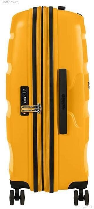 American Tourister vidējā lieluma ceļojumu koferis Bon Air DLX Spinner Expandable 66 cm, dzeltenā krāsā cena un informācija | Koferi, ceļojumu somas | 220.lv
