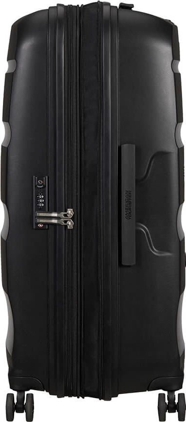 American Tourister lielais ceļojumu koferis Bon Air DLX Spinner Expandable 75 cm, melns cena un informācija | Koferi, ceļojumu somas | 220.lv
