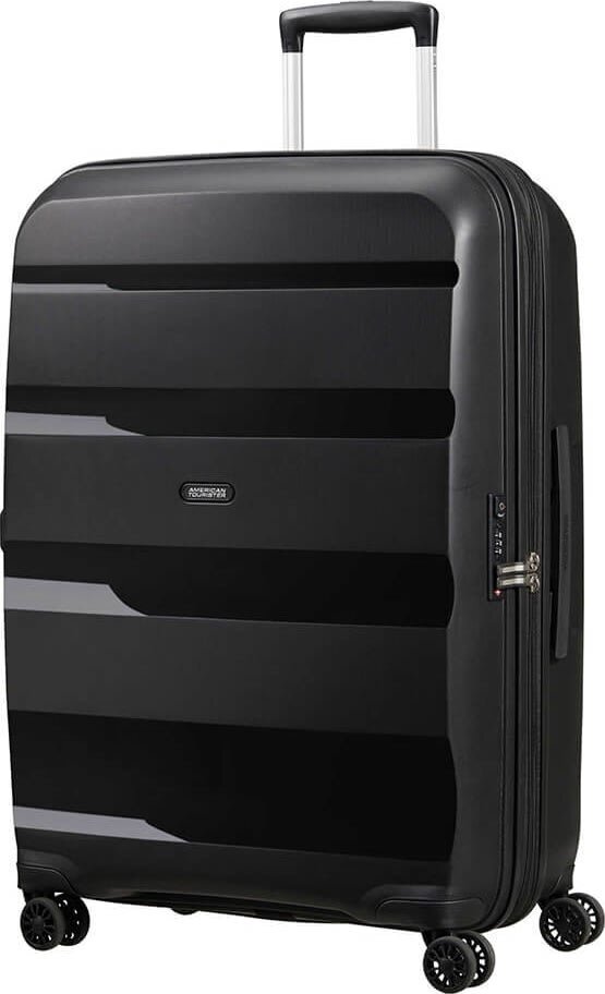 American Tourister lielais ceļojumu koferis Bon Air DLX Spinner Expandable 75 cm, melns цена и информация | Koferi, ceļojumu somas | 220.lv