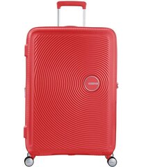 American Tourister lielais ceļojumu koferis Soundbox Spinner Expandable 77 cm, sarkans цена и информация | Чемоданы, дорожные сумки | 220.lv