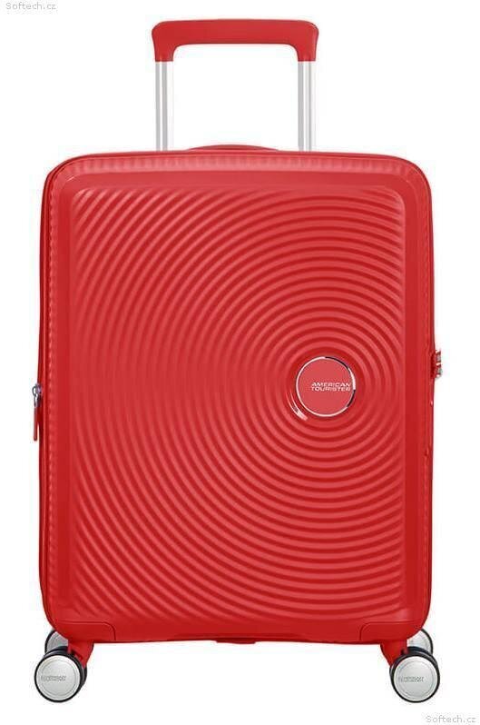 American Tourister rokas bagāža Soundbox Spinner Expandable 55 cm, sarkanā krāsā cena un informācija | Koferi, ceļojumu somas | 220.lv