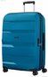 American Tourister lielais ceļojumu koferis Bon Air DLX Spinner Expandable 75 cm, zilā krāsā cena un informācija | Koferi, ceļojumu somas | 220.lv