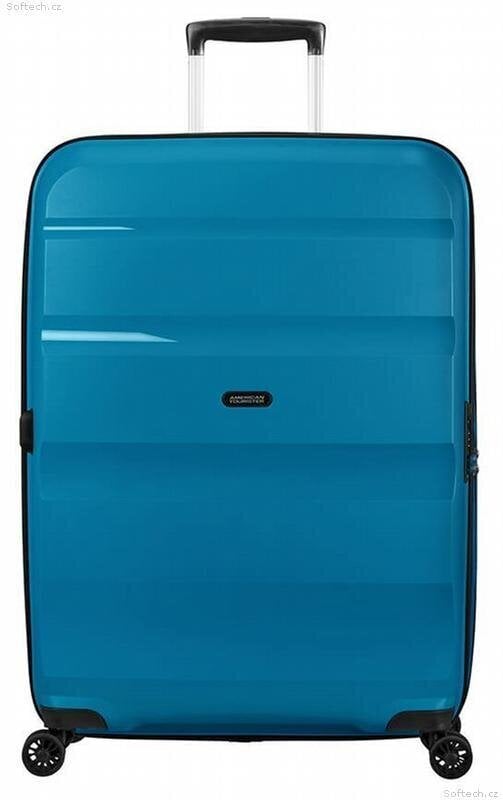 American Tourister lielais ceļojumu koferis Bon Air DLX Spinner Expandable 75 cm, zilā krāsā cena un informācija | Koferi, ceļojumu somas | 220.lv