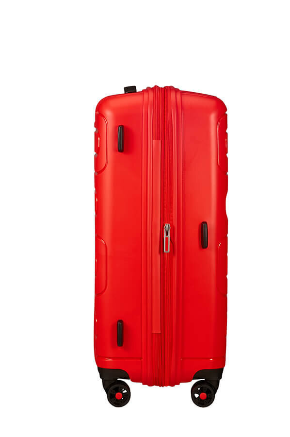 American Tourister vidējā lieluma ceļojumu koferis Sunside Spinner 68 EXP, sarkanā krāsā cena un informācija | Koferi, ceļojumu somas | 220.lv