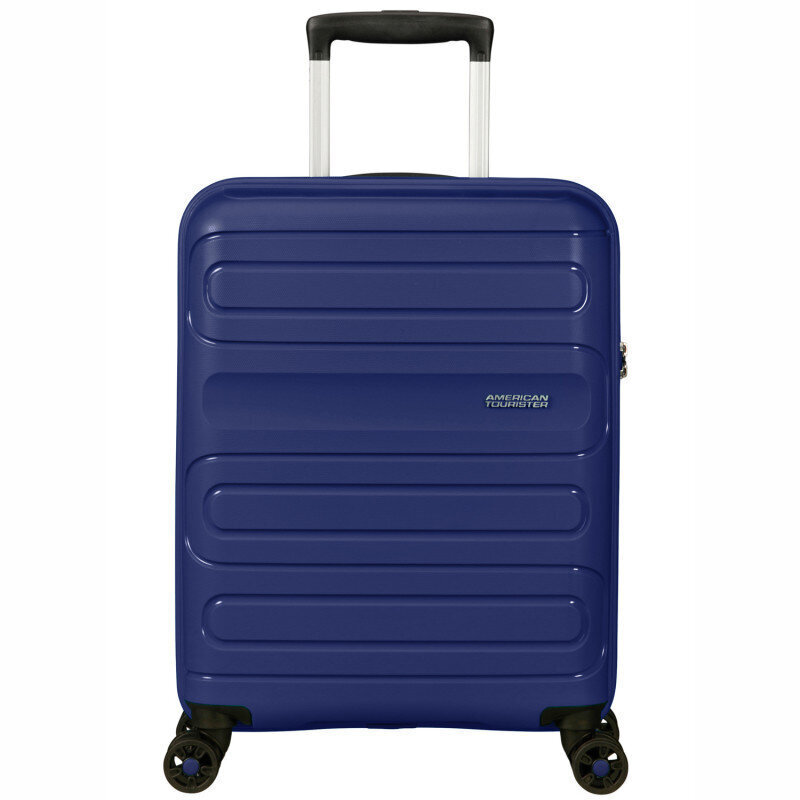 American Tourister rokas bagāža Sunside Spinner 55, tumšzilā krāsā cena un informācija | Koferi, ceļojumu somas | 220.lv