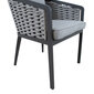 Dārza krēsls MARIE 55x64xH76cm, pelēks cena un informācija | Dārza krēsli | 220.lv