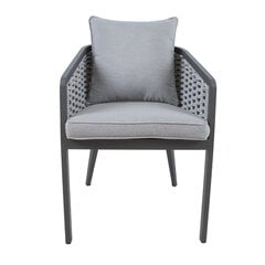 Садовый стул Marie 55x64xH76см, серый цена и информация | скамейка со столиком | 220.lv