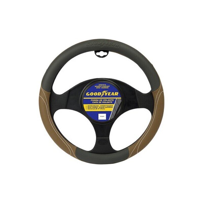 Stūres Pārklājs Goodyear GOD7010 Confort Universāls (Ø 37 - 39 cm) цена и информация | Auto piederumi | 220.lv