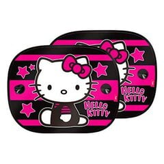 Боковая шторка для автомобиля Hello Kitty KIT4051, детская (44 x 36 cм)(2 шт) цена и информация | ПОЛКА-ОРГАНИЗАТОР ДЛЯ ТЕЛЕФОНА В АВТОМОБИЛЬ | 220.lv