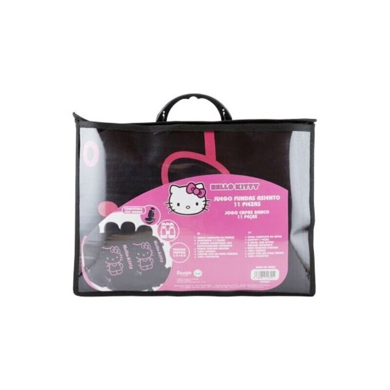 Sēdekļu pārvalku komplekts Hello Kitty KIT3021 Universāls (11 pcs) cena un informācija | Auto sēdekļu pārvalki | 220.lv