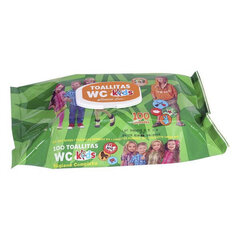 Влажные салфетки Wc Kids (100 шт) цена и информация | Ватные изделия и влажные салфетки | 220.lv