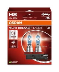 Автомобильная лампа Osram 64212NL H8 12V 35Вт цена и информация | Автомобильные лампочки | 220.lv