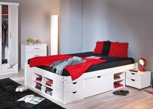 Кровать Till, белая цена и информация | Кровати | 220.lv