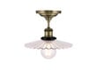 Griestu lampa Cobbler, antīka misiņa toņa/caurspīdīga, 60 W цена и информация | Griestu lampas | 220.lv