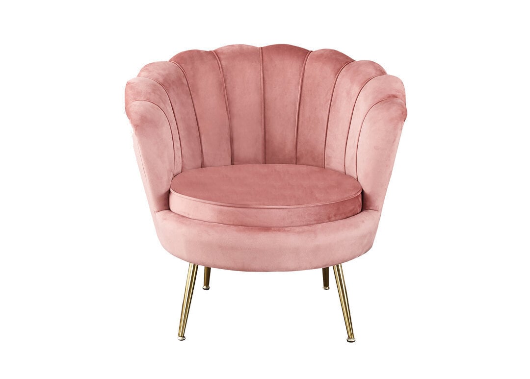 Atzveltnes krēsls, rozā krāsā cena un informācija | Atpūtas krēsli | 220.lv