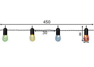 Гирлянда Small Hooky, 16LED цена и информация | Гирлянды | 220.lv