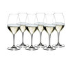 Šampanieša/ vīna glāzes Riedel Vinum, 6 gab. cena un informācija | Glāzes, krūzes, karafes | 220.lv