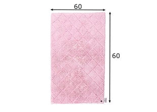 Tom Tailor vannas istabas paklājs Cotton Pattern, rozā krāsā, 60 x 60 cm цена и информация | Аксессуары для ванной комнаты | 220.lv