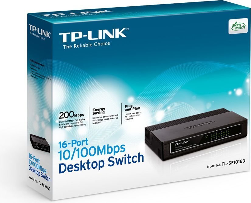 TP-Link TLSF1016D cena un informācija | Adapteri un USB centrmezgli | 220.lv