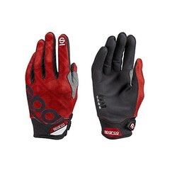 Men's Driving Gloves Sparco Meca 3 Sarkans цена и информация | Мото перчатки, защита | 220.lv