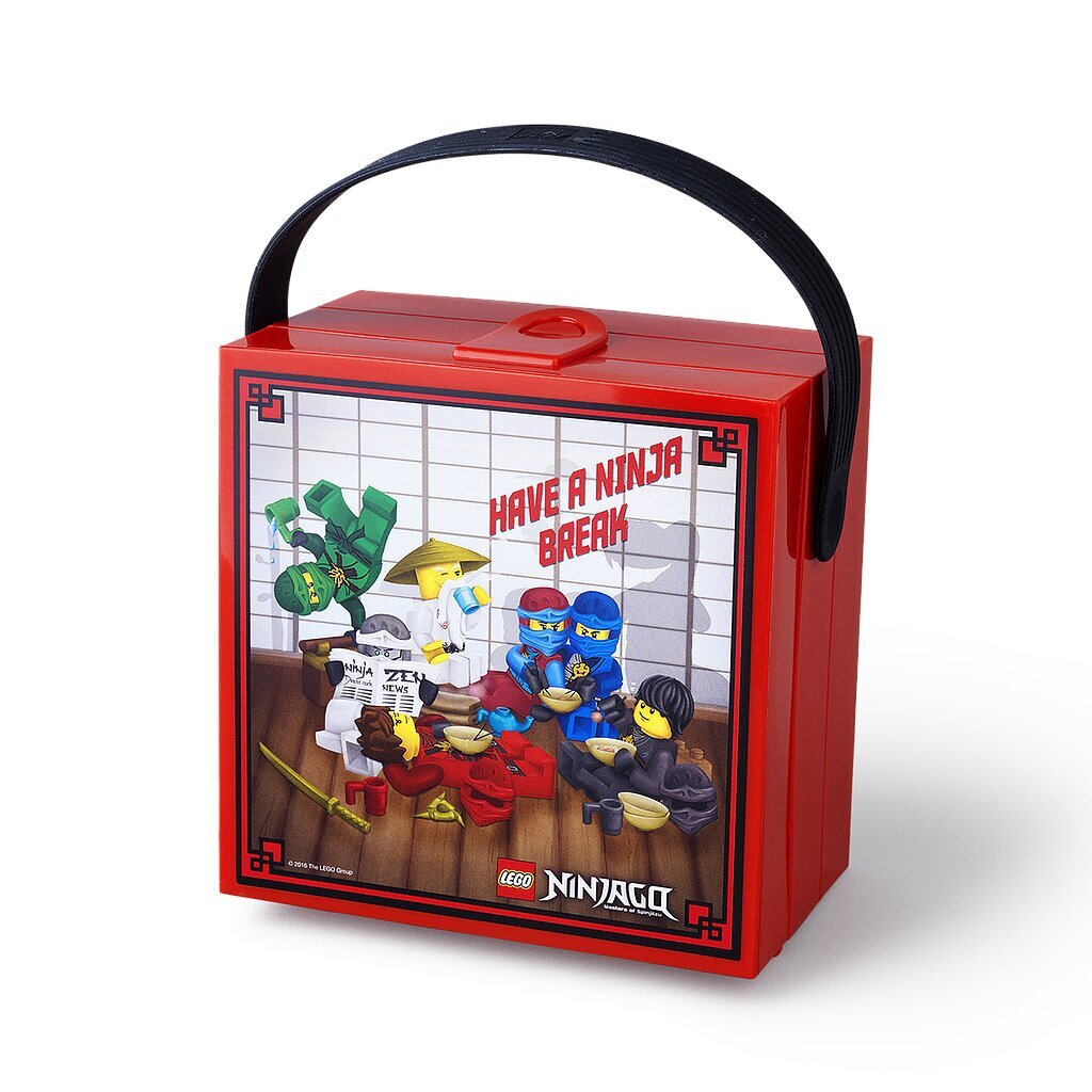LEGO Ninjago Lunch Box pusdienu kārbiņa ar rokturi cena un informācija | Trauki pārtikas uzglabāšanai | 220.lv