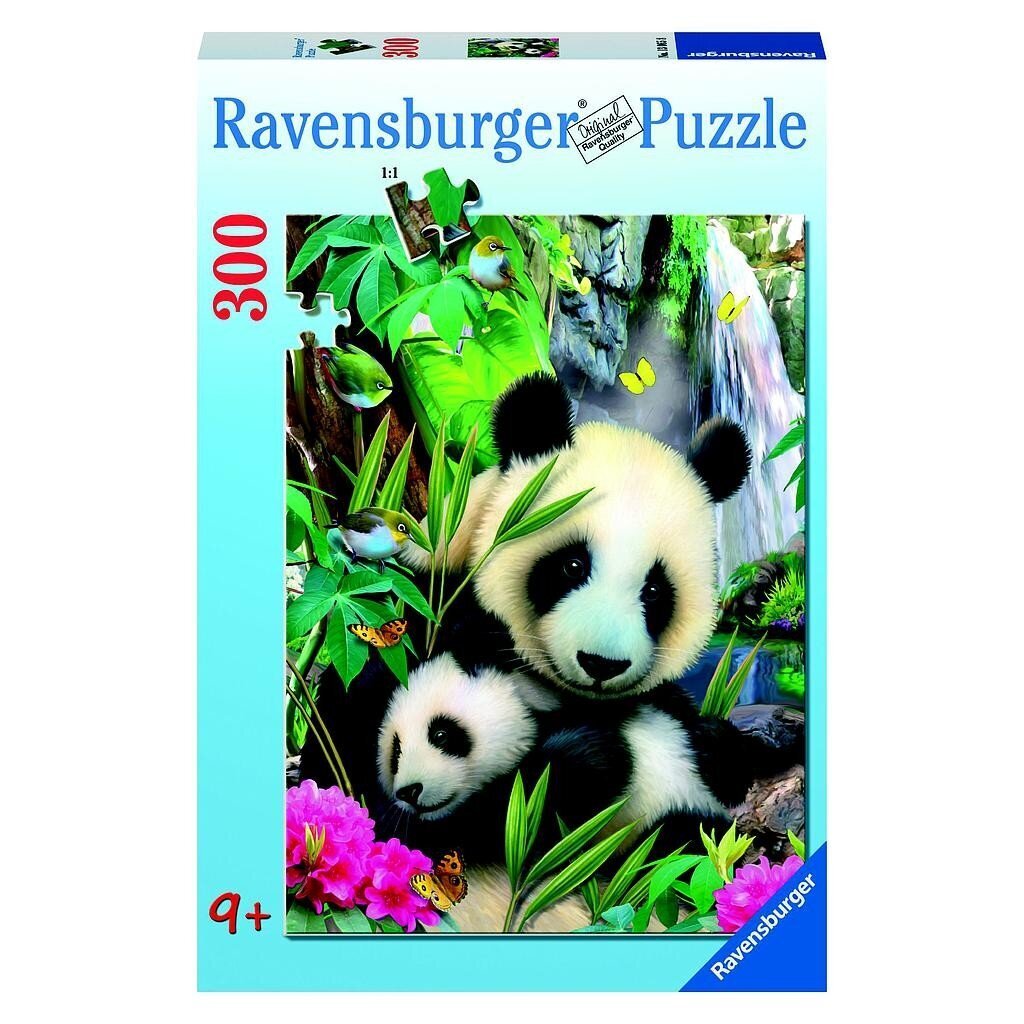 Ravensburger puzle 300 gab. Pandas cena un informācija | Puzles, 3D puzles | 220.lv