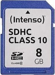 MEMORY SDHC 8GB C10/3411460 INTENSO цена и информация | Карты памяти для фотоаппаратов | 220.lv