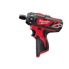 Milwaukee M12 BD-0 akumulatora skrūvgriezis цена и информация | Шуруповерты, дрели | 220.lv