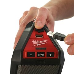 Milwaukee M12 JSSP-0, красный/черный цена и информация | Аудиоколонки | 220.lv