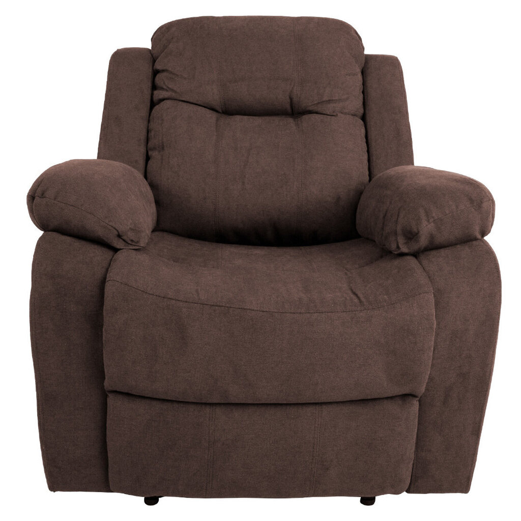 Atpūtas krēsls DIXON ar manuālu mehānismu 99x95xH102cm, brūns cena un informācija | Atpūtas krēsli | 220.lv