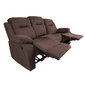 Dīvāns DIXON ar manuālu mehānismu 210x95xH102cm, brūns cena un informācija | Dīvāni | 220.lv