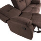 Dīvāns DIXON ar manuālu mehānismu 210x95xH102cm, brūns cena un informācija | Dīvāni | 220.lv