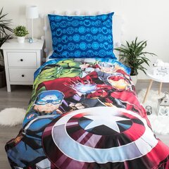 Tumsā spīdošs gultas veļas komplekts Avenger 140 x 200 cm + spilvendrāna 70 x 90 cm cena un informācija | Gultas veļas komplekti | 220.lv