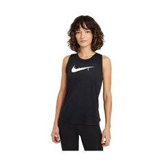 Nike женская спортивная майка SWOOSH RUN TANK, черный  L цена и информация | Женские футболки | 220.lv