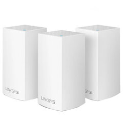 Маршрутизатор Linksys Whole Home System WHW0302-EU 802.11ac, 400+867+867 Mbit цена и информация | Маршрутизаторы (роутеры) | 220.lv