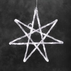 Izgaismota Ziemassvētku rotājumu zvaigzne Konstsmide, 24 LED, 40 x 40 cm cena un informācija | Ziemassvētku dekorācijas | 220.lv