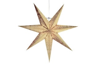 Zvaigzne Antique, zelta krāsā cena un informācija | Ziemassvētku dekorācijas | 220.lv