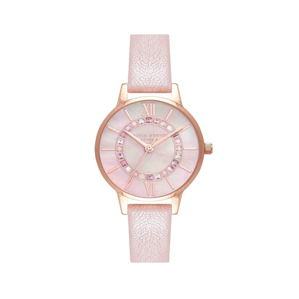 Olivia Burton Wonderland Pink sieviešu rokas pulkstenis 891193788 cena un informācija | Sieviešu pulksteņi | 220.lv