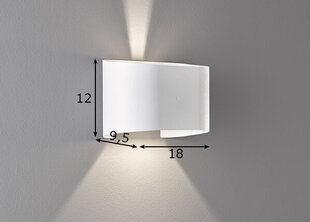 Sienas lampa Wall LED cena un informācija | Sienas lampas | 220.lv