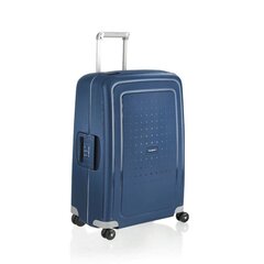 Samsonite средний чемодан S`Cure Spinner 69/25, синий цена и информация | Чемоданы, дорожные сумки | 220.lv