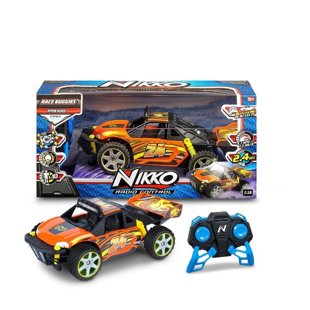 Nikko Race Buggies Hyper Blaze radiovadāma automašīna cena un informācija | Rotaļlietas zēniem | 220.lv