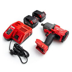 Аккумуляторный импульсный гайковерт Milwaukee M18 ONEFHIWF34-502X цена и информация | Шуруповерты, дрели | 220.lv