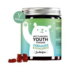 Bears with Benefits Hey Flawless Youth Vitamins vitamīni ar keramīdiem un hialuronskābi 60 gab. cena un informācija | Piederumi sadzīves tehnikai skaistumam | 220.lv