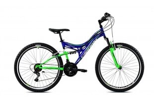 Pusaudžu velosipēds Capriolo CTX 260 26 zils-zaļš, rāmis 16 cena un informācija | Velosipēdi | 220.lv