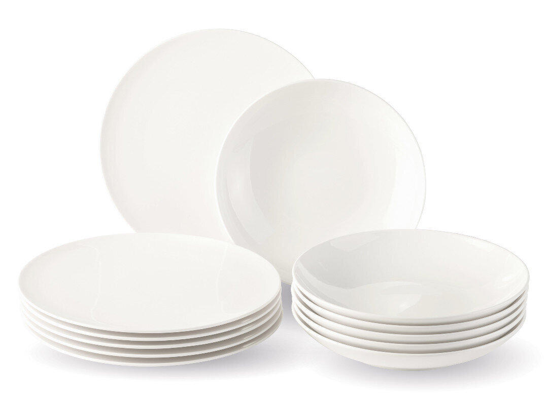 Vivo by Villeroy & Boch Šķīvju komplekts New Fresh Basic no 12 priekšmetiem cena un informācija | Trauki, šķīvji, pusdienu servīzes | 220.lv