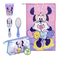 Ceļojuma komplekts, Minnie Mouse, rozā (4 gab.) цена и информация | Чемоданы, дорожные сумки | 220.lv