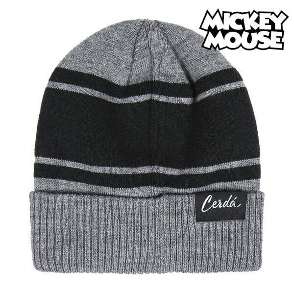 Cepure un cimdi, Mickey Mouse, melni (2 gab.) S0718951 cena un informācija | Cepures, cimdi, šalles zēniem | 220.lv